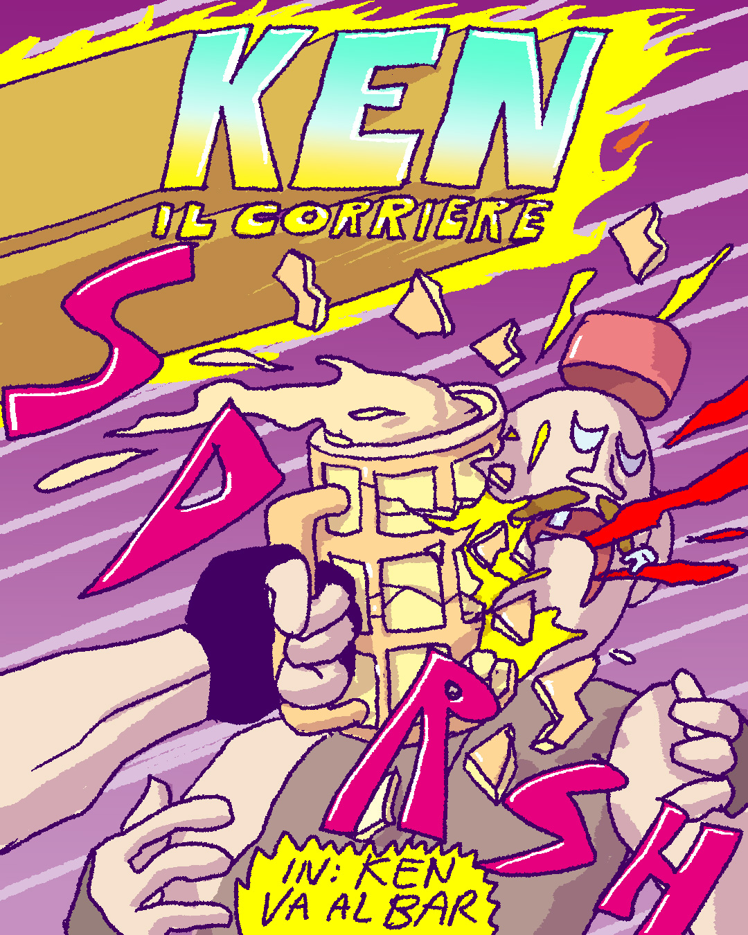 Ken il Corriere in: Ken va al Bar