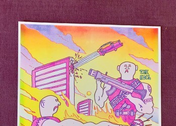 Poster Risograph: FAST AND FURIOUS